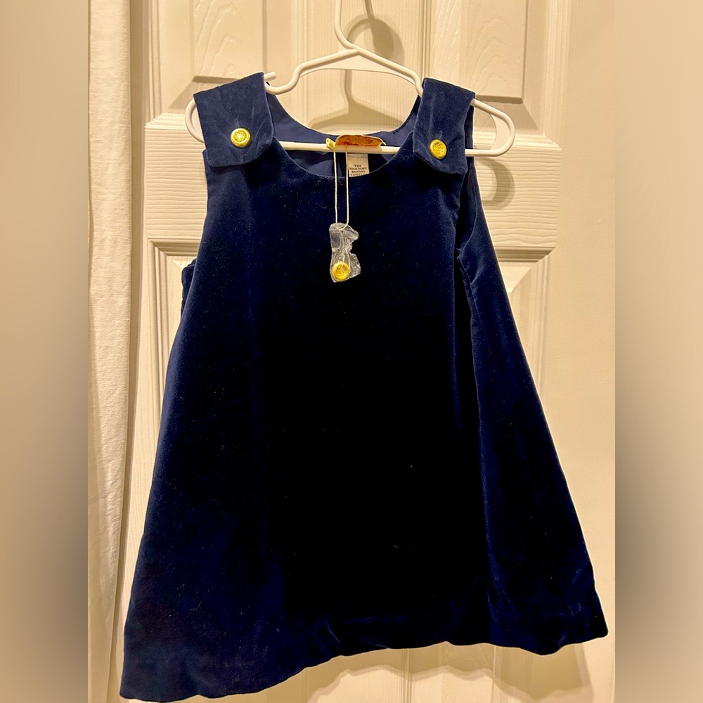 Navy velvet Beaufort bonnet Company jumper 5t